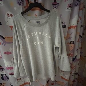 Aerie Heather Gray Knit Top